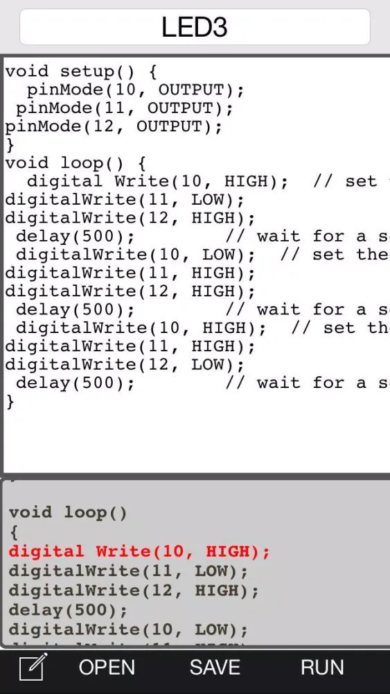 Скриншоты Arduino Circuits Simulator