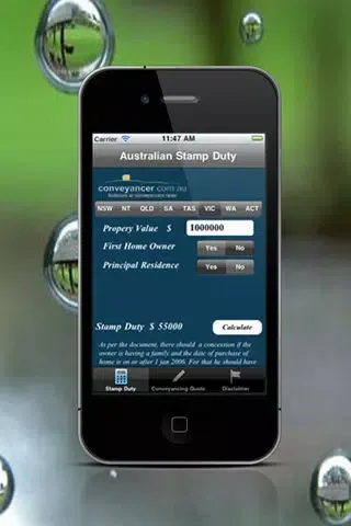 Stamp Duty and Conveyancing Fee Calculator应用截图
