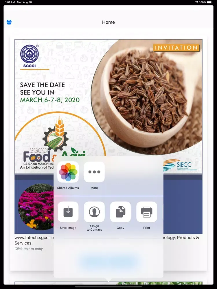 SGCCI Food & Agri Expo Frames iPad  स्क्रीनशॉट