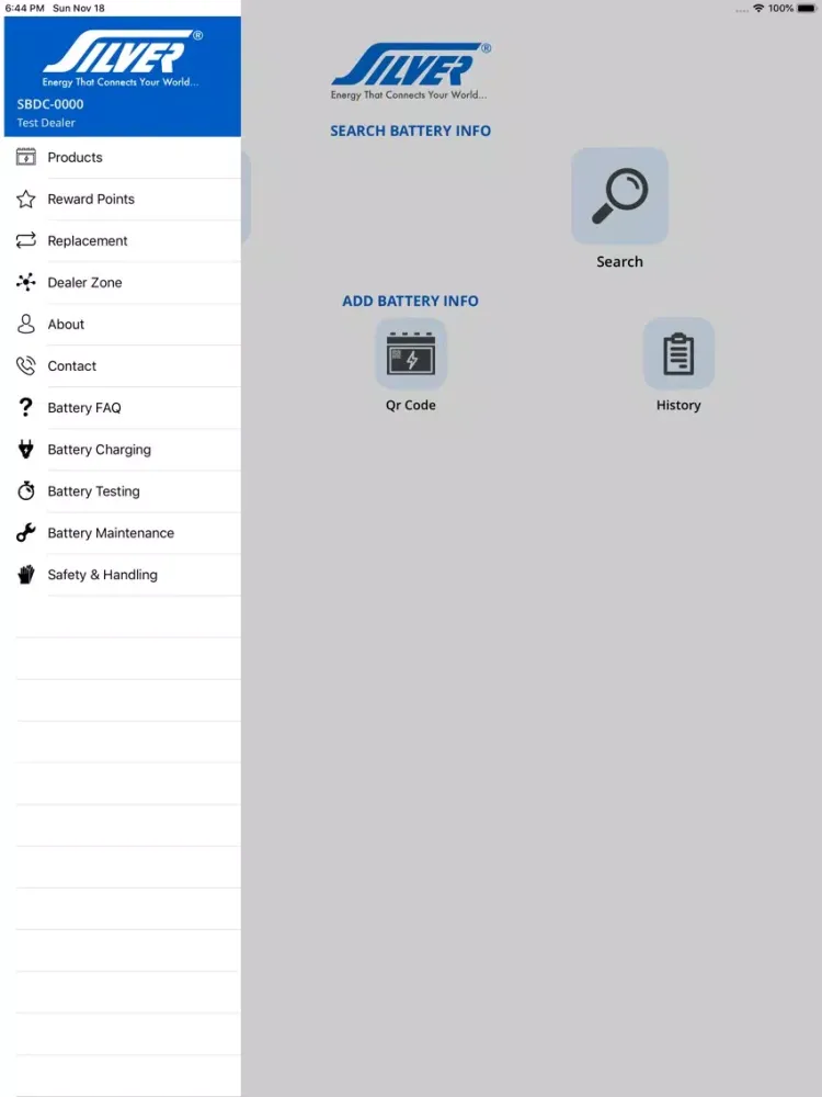 Silver Battery Dealer Connect iPad 应用截图