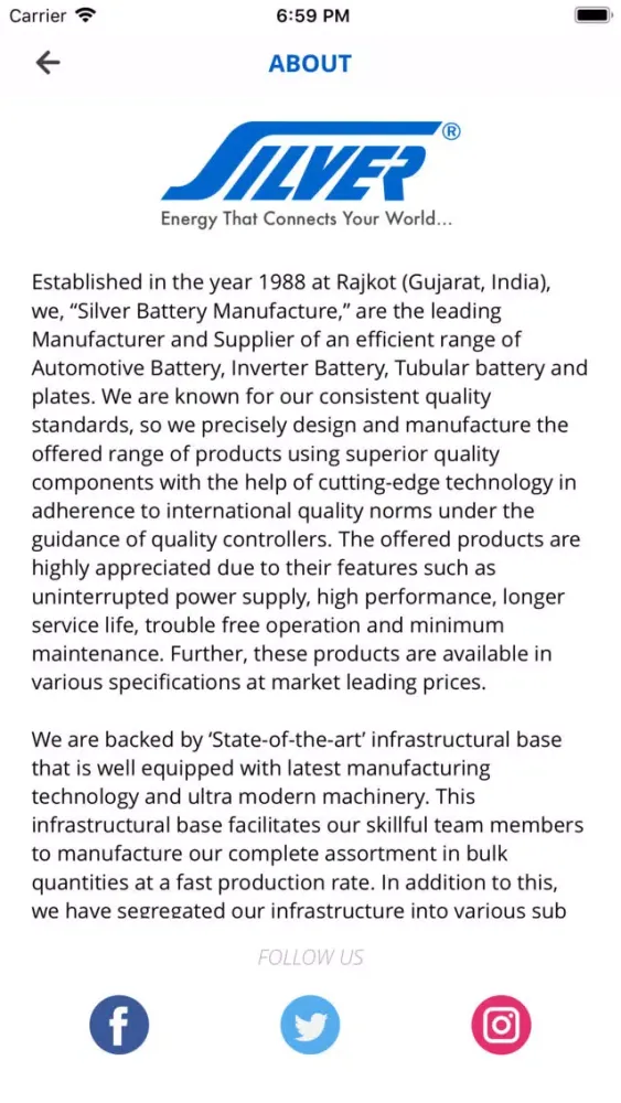 Silver Battery Dealer Connect应用截图
