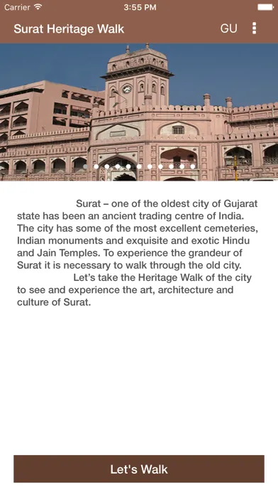 Capturas de tela do Heritage Walk