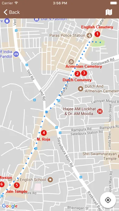 Capturas de tela do Heritage Walk