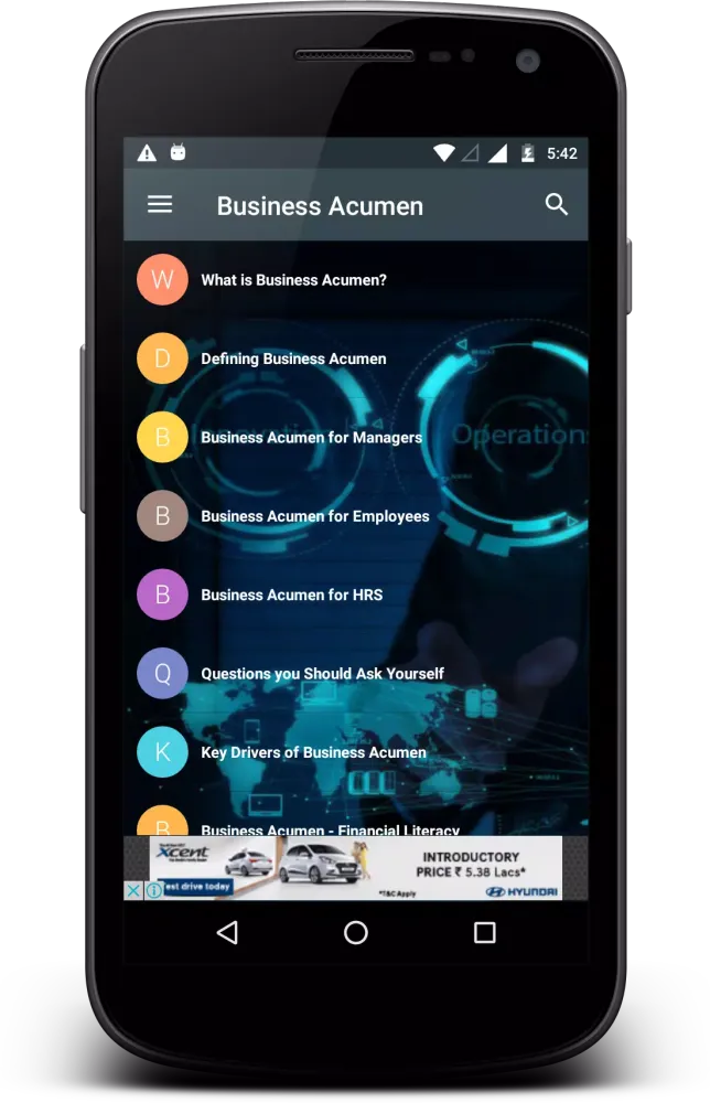 Capturas de pantalla de Business Acumen