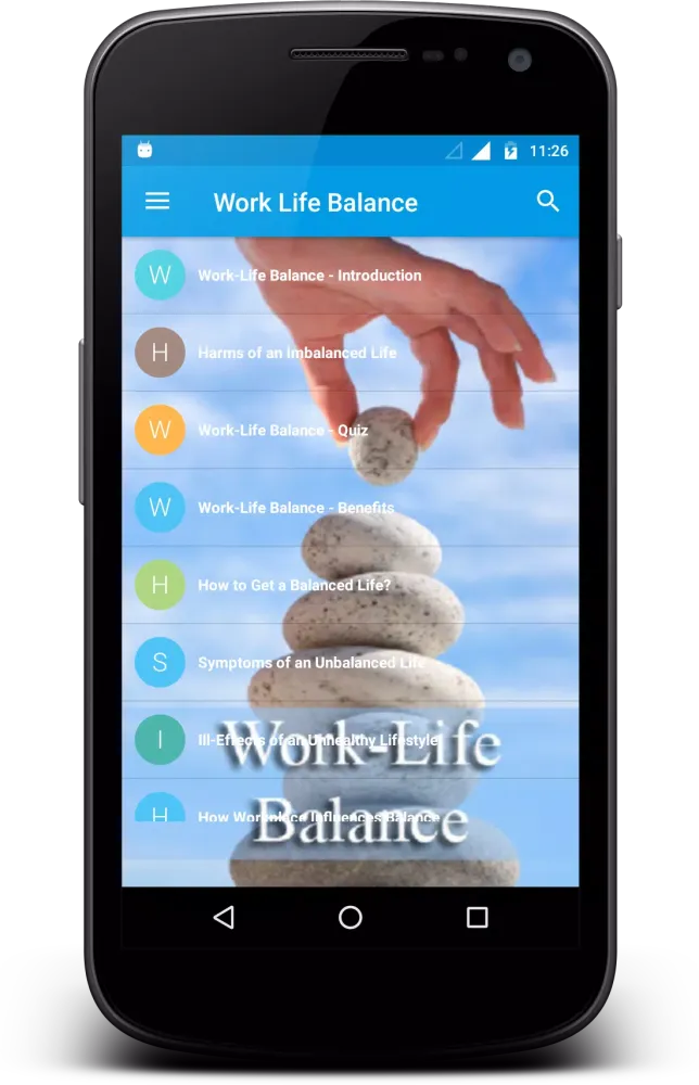 Work Life Balance Screenshots