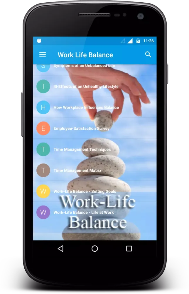 Work Life Balance Screenshots