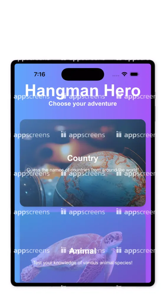 HangmanHero应用截图