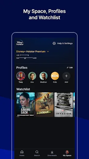 Disney+ Hotstar应用截图