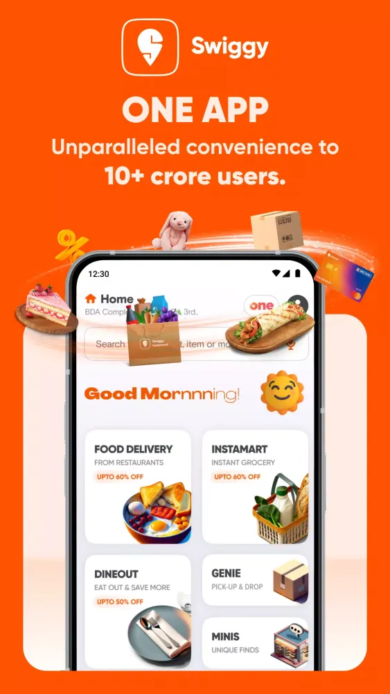 Swiggy应用截图