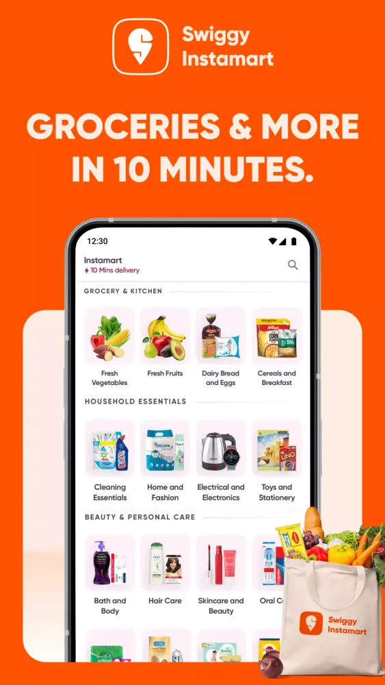 Swiggy应用截图