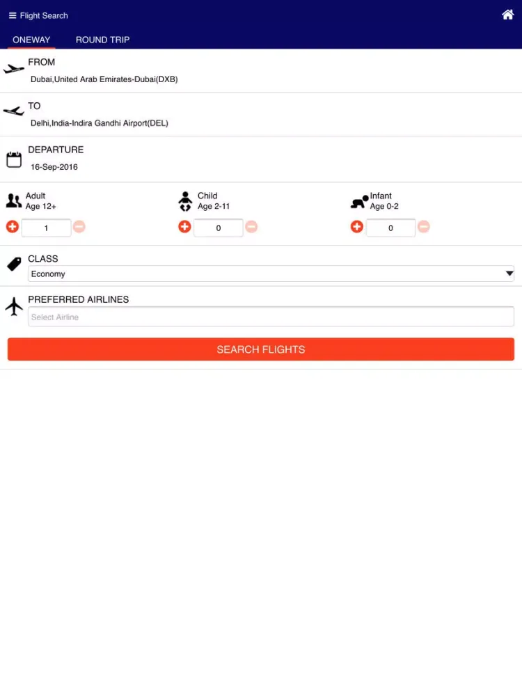 ACE Travel iPad Screenshots