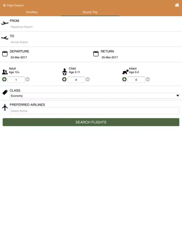 ภาพหน้าจอของ Almuftah Travel iPad 