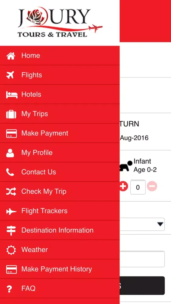 Joury Tours & Travel应用截图
