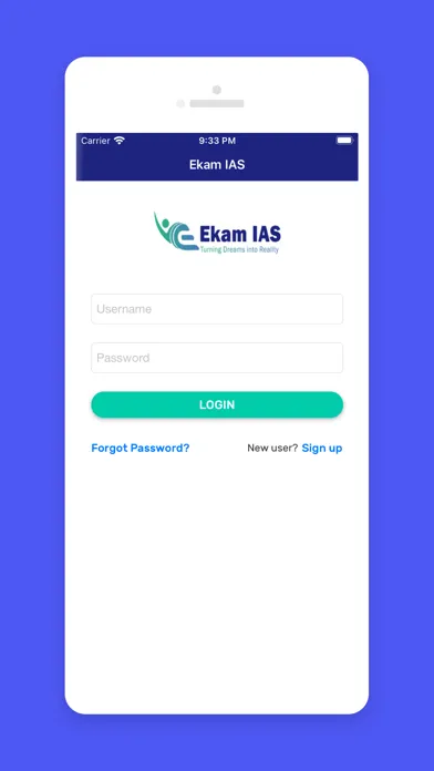 Zrzuty ekranu Ekam IAS