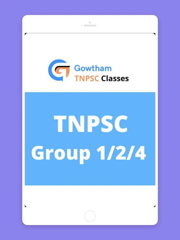 Gowtham TNPSC Classes iPad  स्क्रीनशॉट