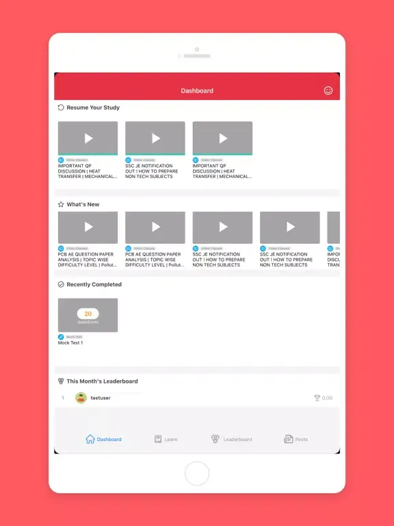 Ảnh chụp màn hình của Amaze e-Learn iPad 