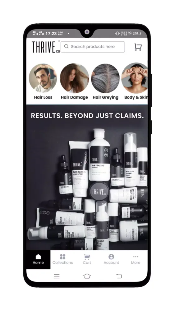 Captures d'écran de ThriveCo:Hair & Skin Solutions
