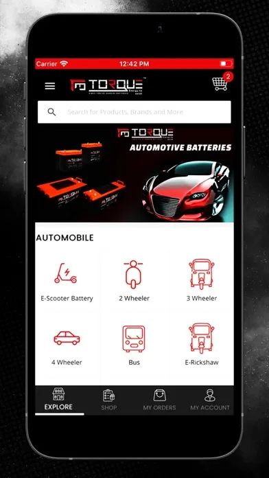 ภาพหน้าจอของ Torque Batteries