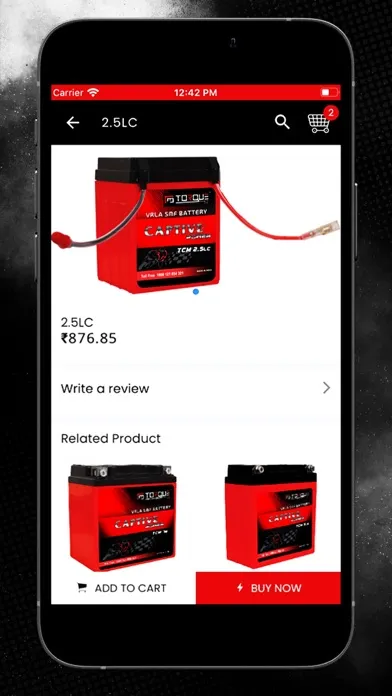 ภาพหน้าจอของ Torque Batteries