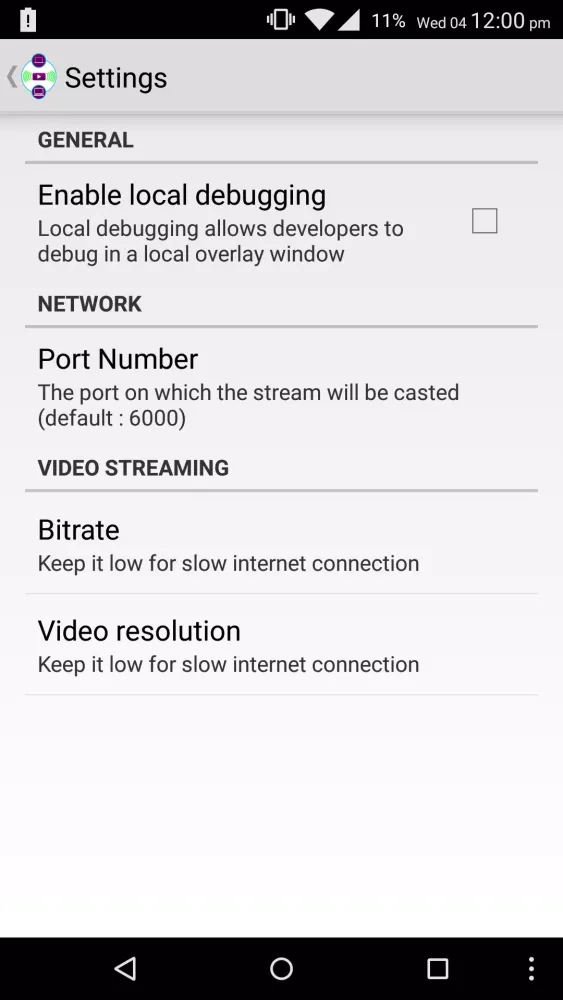 Ảnh chụp màn hình của Remote Droid