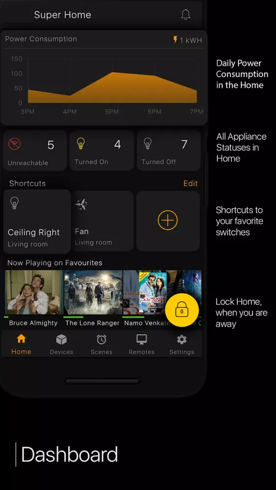 UpHome Automation Screenshots