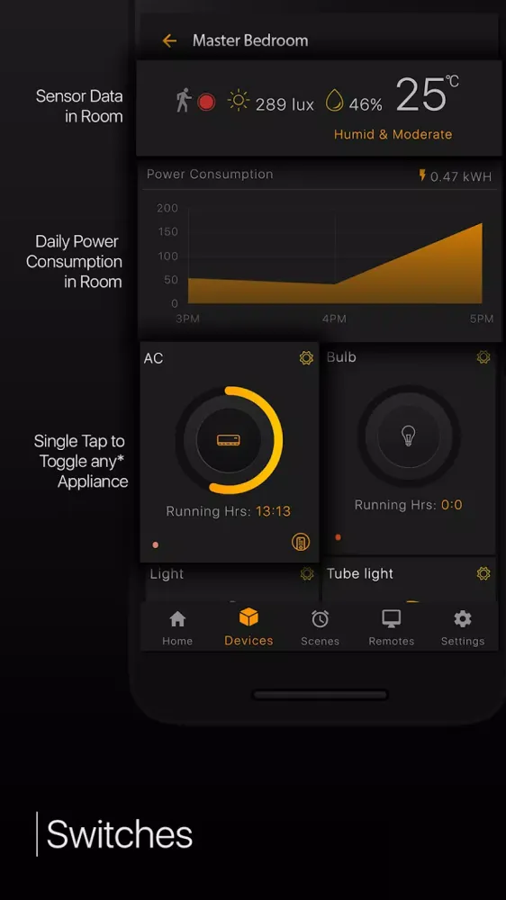 UpHome Automation Screenshots