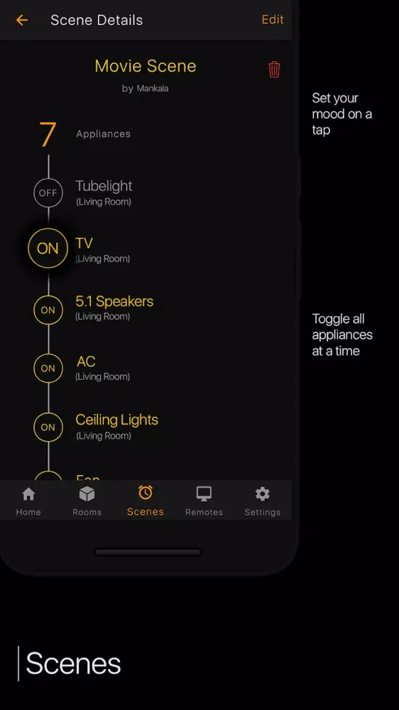 UpHome Automation Screenshots