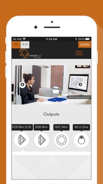 Capturas de pantalla de Vision 360 - Diamond Display
