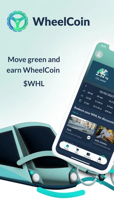 WheelCoin: Move Green, Rewards应用截图
