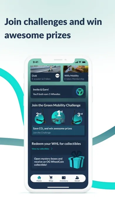 WheelCoin: Move Green, Rewards应用截图