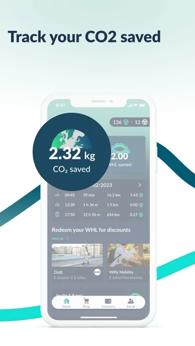 WheelCoin: Move Green, Rewards应用截图