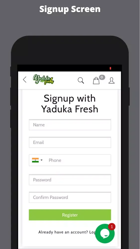 ภาพหน้าจอของ Yaduka Fresh b2b