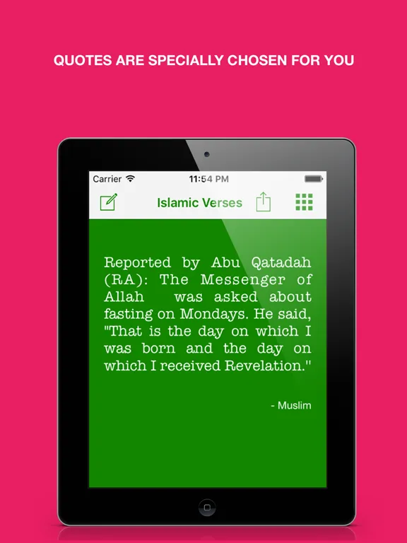 Daily Islamic & Quran Verses : Messages of Allahu Akbar and quotes from Holy Muslim scriptures iPad  Screenshots