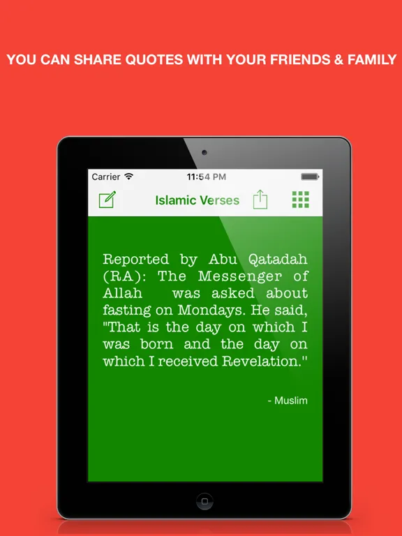Daily Islamic & Quran Verses : Messages of Allahu Akbar and quotes from Holy Muslim scriptures iPad  Screenshots