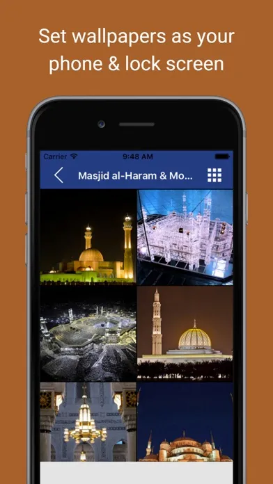 Islamic & Muslim Wallpapers : Backgrounds and pictures of Allahu artwork, mosques posters & Eid Mubarak greeting cards Screenshots
