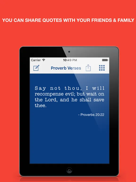Captures d'écran de Success Proverbs Bible Verses iPad 