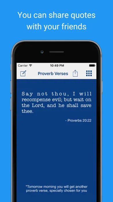 Captures d'écran de Success Proverbs Bible Verses