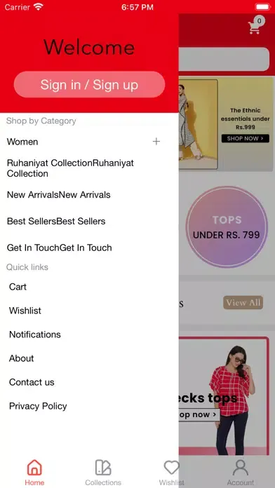 Zola Fashions स्क्रीनशॉट