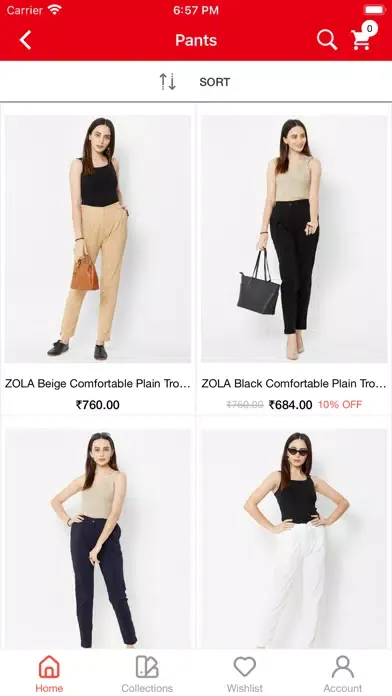 Zola Fashions स्क्रीनशॉट