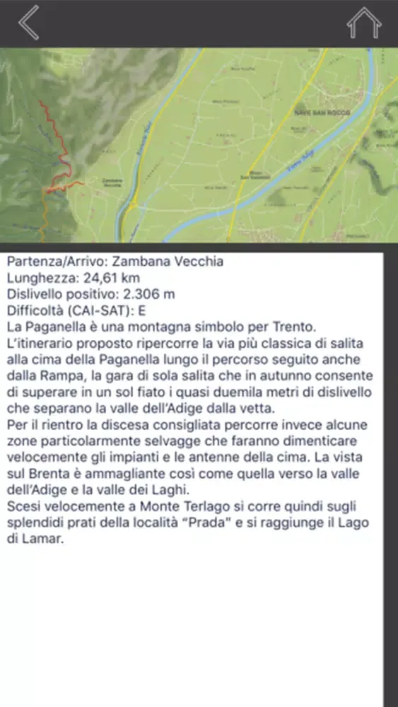 Screenshot di InTerre d'Adige