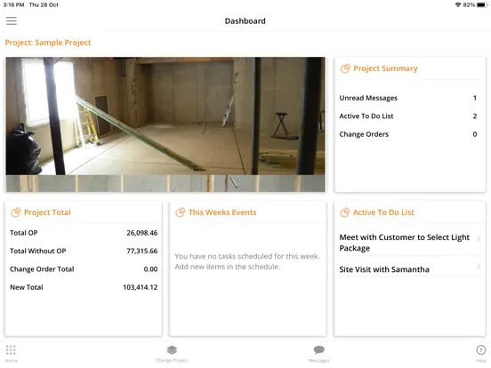 Tangkapan layar Build Method App iPad
