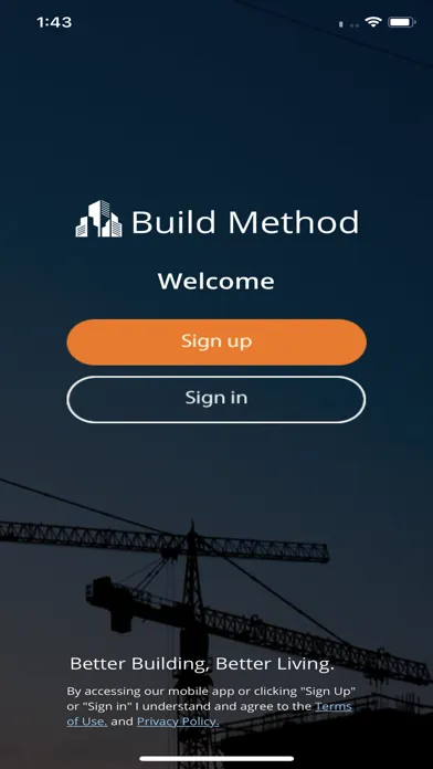 Tangkapan layar Build Method App