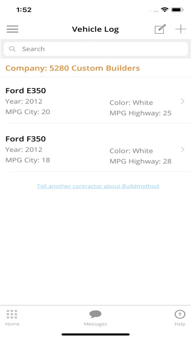 Tangkapan layar Build Method App