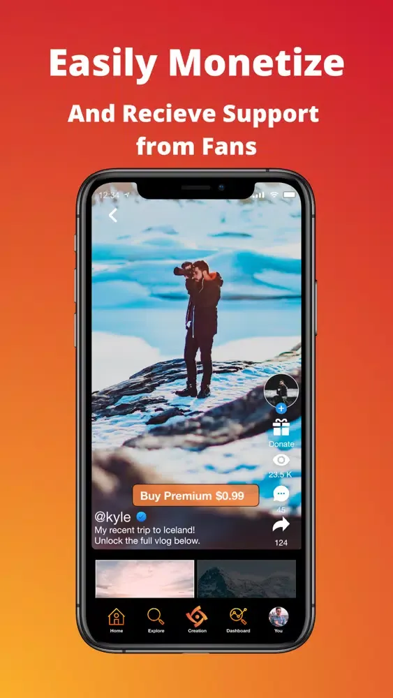 Clout: Exclusive Video Content سکرین شاٹس