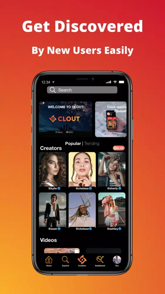 Clout: Exclusive Video Content سکرین شاٹس