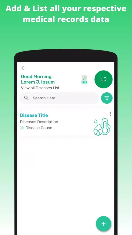 Tangkapan skrin Multi-Profile Medical Records