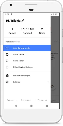 Captures d'écran de Gamers GLTool with Game Tuner
