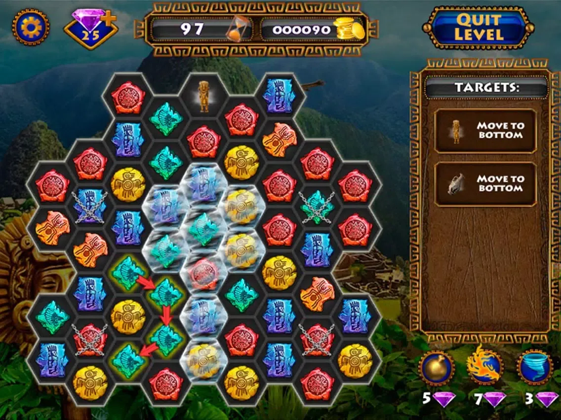 Tangkapan layar Inca Artifacts iPad 