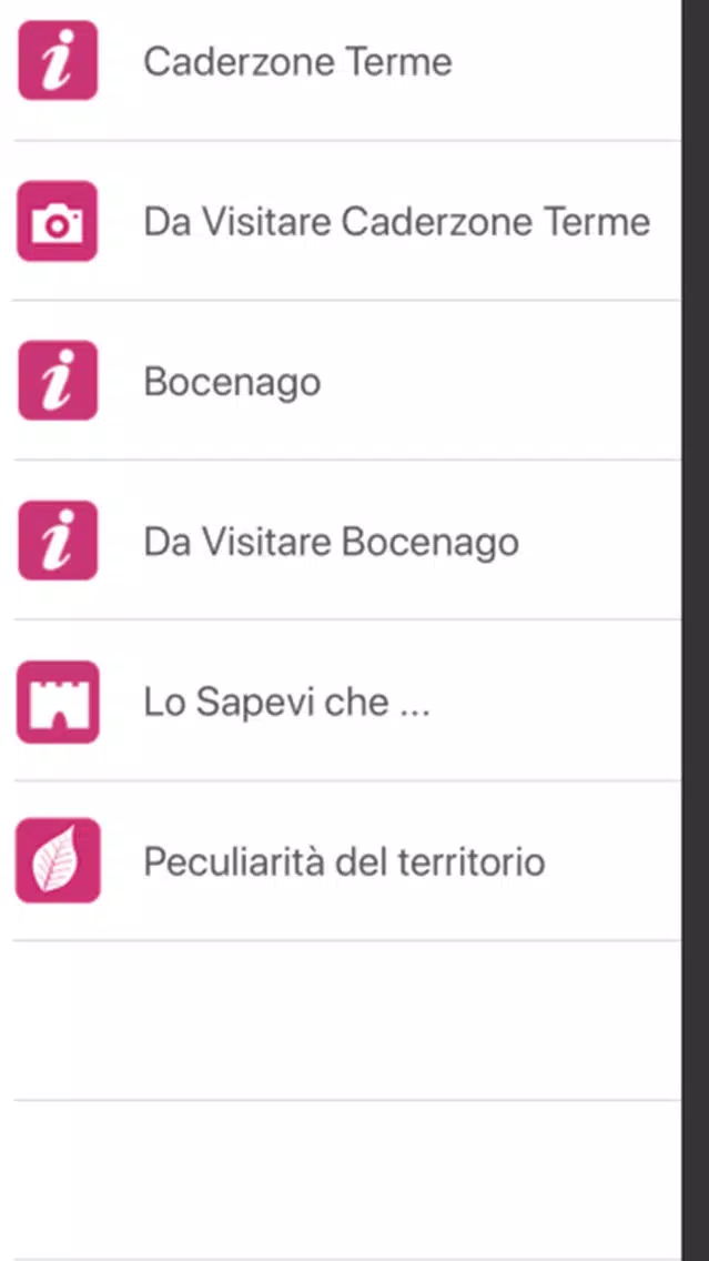 InCaderzone Terme Bocenago स्क्रीनशॉट