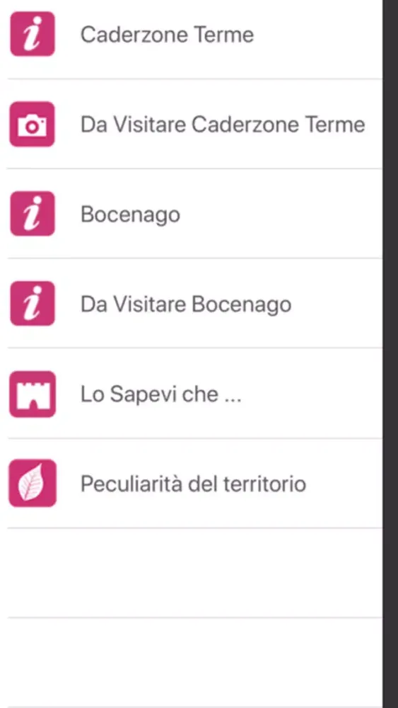 ภาพหน้าจอของ InCaderzone Terme Bocenago